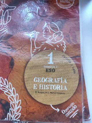 Libro de geografía e historia. 1° ESO.