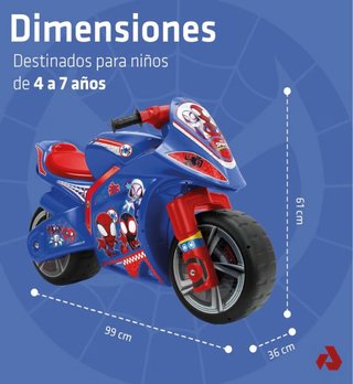 Moto correpasillos Spidey URGE VENDER