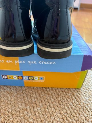 Botas Pablosky charol niña talla 31