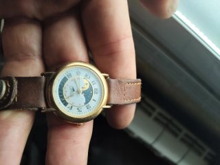 Reloj Lotus Vintage Fase Lunar 1980 Made Swiss