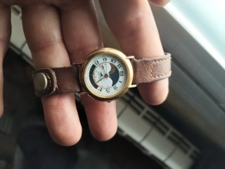 Reloj Lotus Vintage Fase Lunar 1980 Made Swiss
