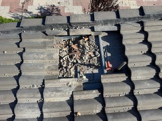 Filtracion, gotera, humedad, tejado albañil