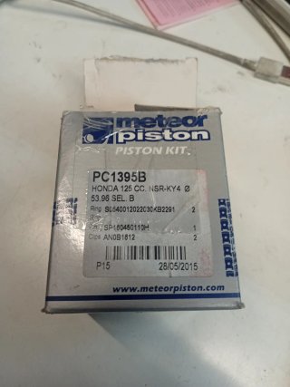 Pistón Meteor Honda 125 CC NSR-KY4 53.96mm
