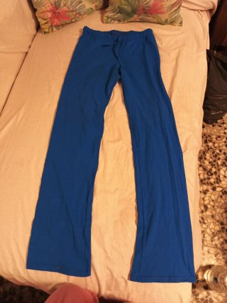 Pantalones largos azules