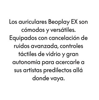 Bang & Olufsen Beoplay EX Auriculares Negros