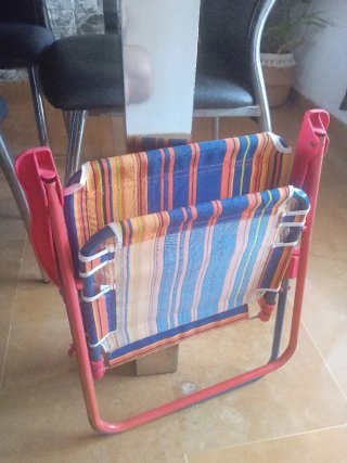 Silla plegable infantil de colores
