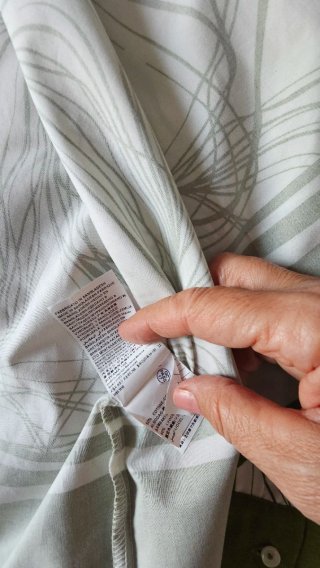 Camisa Benetton Talla S Verde y Blanca