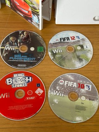 Lote 6 Juegos Nintendo Wii + Cajas