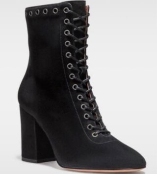 Botines Coach Negros con Cordones