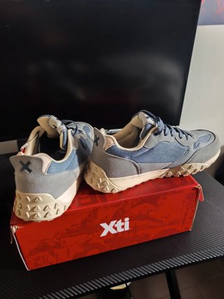 Deportivos Xti Azul/Gris