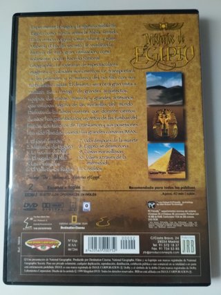Misterios de Egipto DVD Documental Histórico