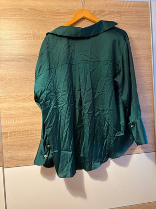Camisa Zara Verde Talla XL