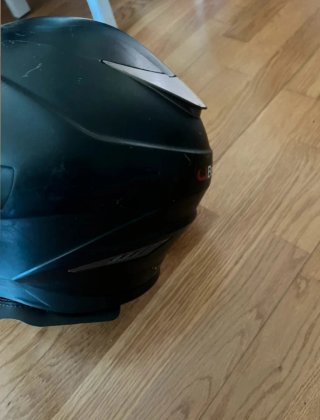Casco Moto UBest Negro Talla L