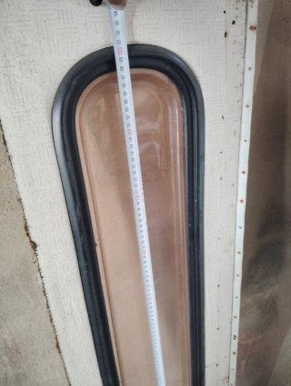 Ventanas fijas con marco ovalado