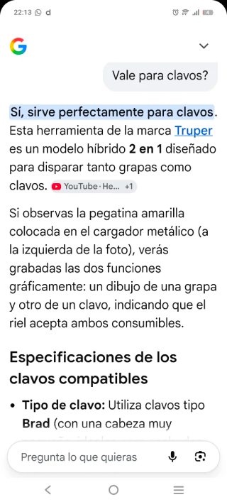 Grapadora Neumática Truper