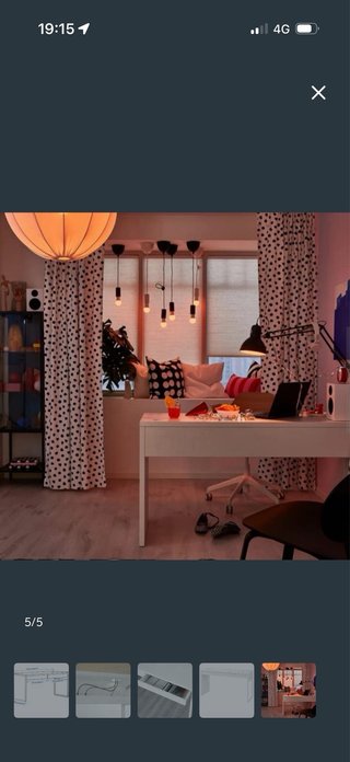 Escritorio blanco Ikea 142x75x50 cm