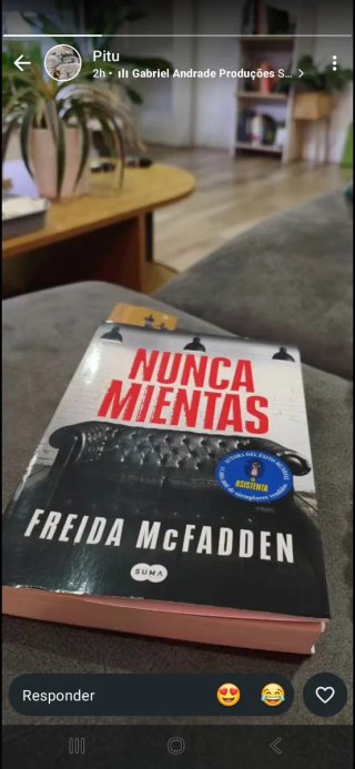 Libro nunca mientas