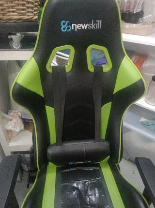 Silla Gaming Newskill Negra y Verde