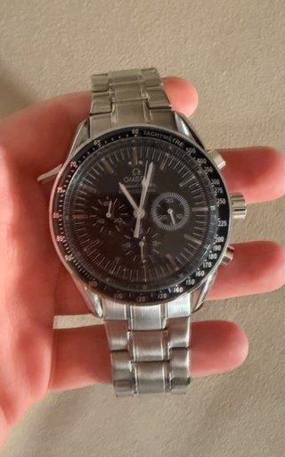 Omega Speedmaster Reloj Hombre Negro/Plata