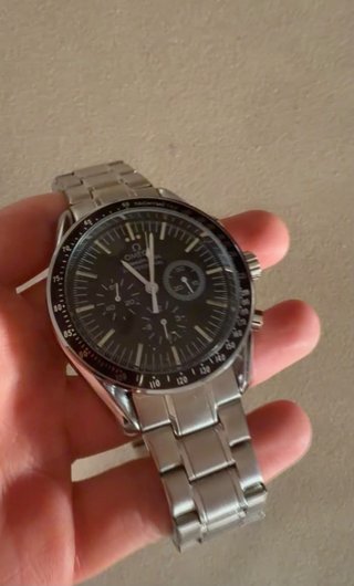 Omega Speedmaster Reloj Hombre Negro/Plata