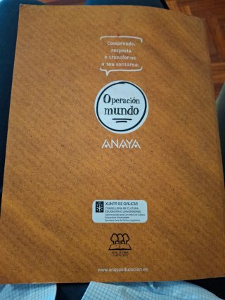 Lingua galega e literatura, 3 ESO, Operación mundo