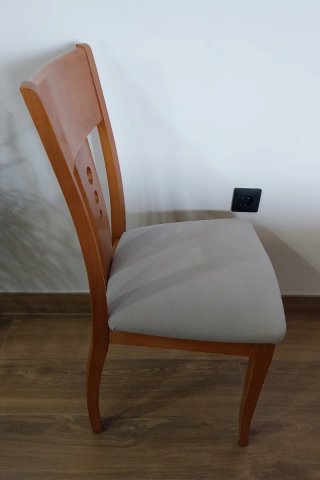 Mesa Comedor Madera extensible + 6 Sillas