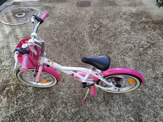 Bicicleta B'twin Doctor Girl Rosa talla 16