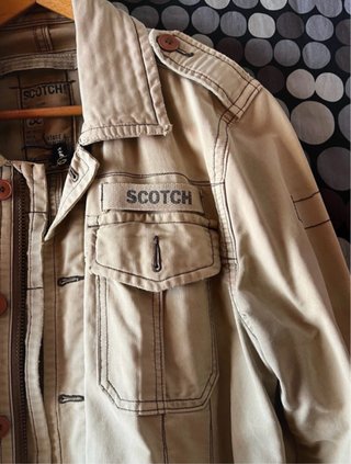 Chaqueta Scotch & Soda Beige