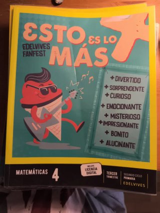 Libros Cuarto primaria matemáticas trimestre 2 y 3