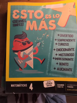 Libros Cuarto primaria matemáticas trimestre 2 y 3