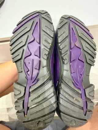 Botas de agua marca Aigle talla 35/36 moradas URGE