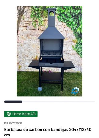 Barbacoa Imex el Zorro Carbón