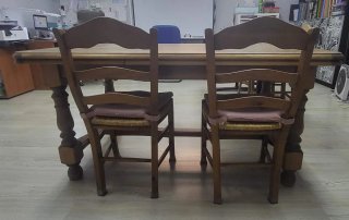 Muebles de salon tipo rústico de madera