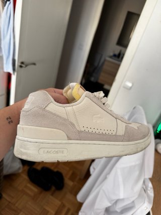Zapatillas Lacoste Beige/Blanco ORIGINALESSSS