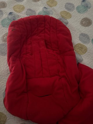 Saco Carro Bebé Oso Rojo