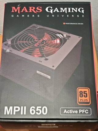 Fuente Alimentación Mars Gaming MPII 650W 85+