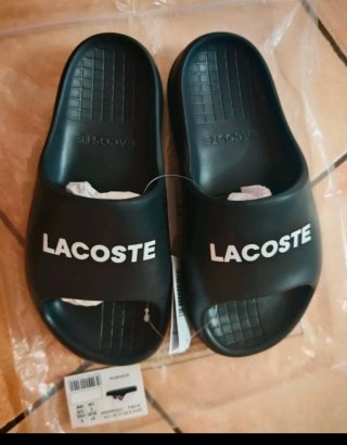 Chanclas Lacoste Mujer Talla 37 Negras