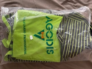 Uniforme de cocina AGODIS (2 pantalones, 2 gorros)
