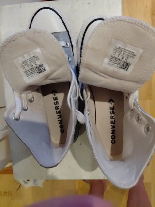 Converse All Star altas grises talla 35