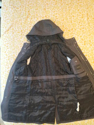 Abrigo Zara Hombre Gris