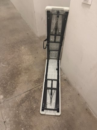 Banco Plegable Blanco 180cm