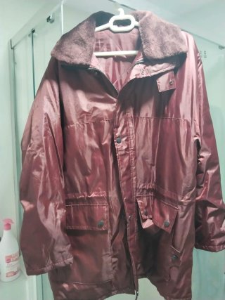 Chaqueta impermeable hombre marrón