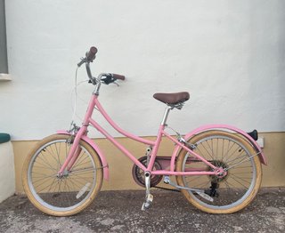 Bicicleta Bobbin Brownie rosa vintage