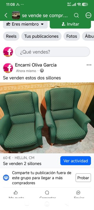 2 Sillones Verdes