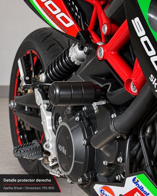 Protectores anticaída Aprilia Shiver/Dorsoduro