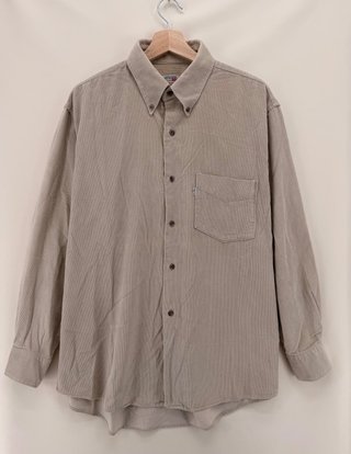 Camisa Pana Levi's Beige Hombre Talla L
