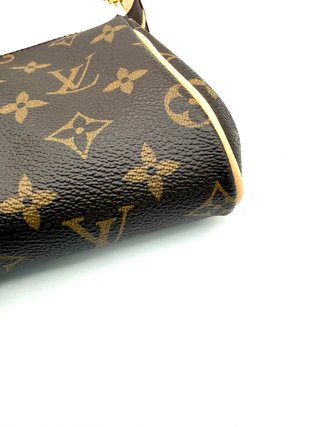 Louis Vuitton Pochette Eva Marrón/Dorado