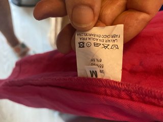 Gabardina tres cuartos ligera rosa