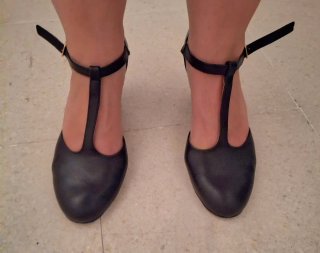 Zapatos de baile T39 negros