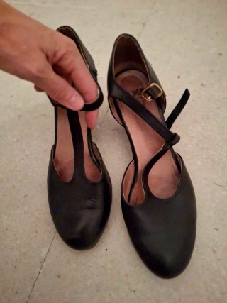 Zapatos de baile T39 negros